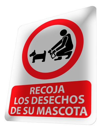 Recoja Los Desechos De Su Mascota Letrero Cartel