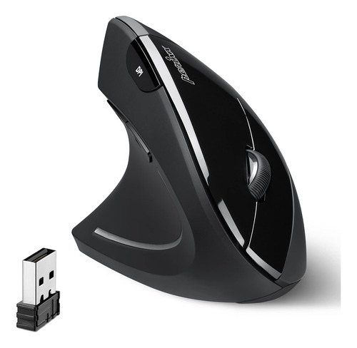 Ratón Vertical Inalámbrico Ergonómico Para Zurdos Perixx Per