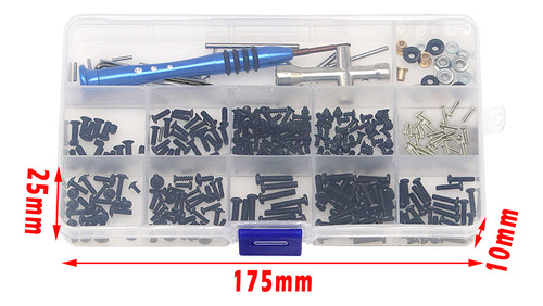 1:14 Rc Coche Tornillos Y Tuercas De Metal + Neumático Para