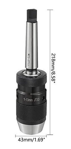 Portabrocas Sin Llave Mt2 Ajustable 1/32 -1/2 (1mm-13