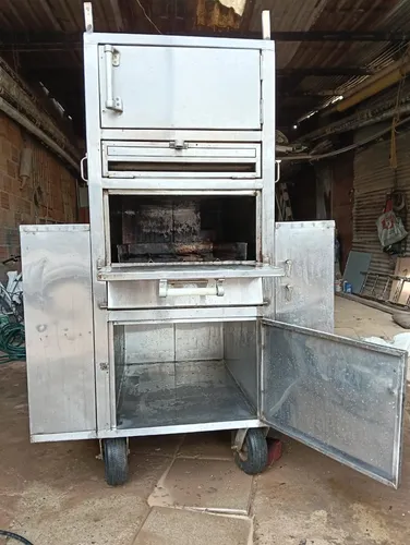 Horno Multifuncional En Acero Inoxidable Con 2 Compartimient (Usado)