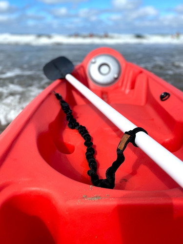 Imagen 8 de 9 de Pita Kayak Remo Leash Kayak Elastizada Con Hebilla Mosqueton