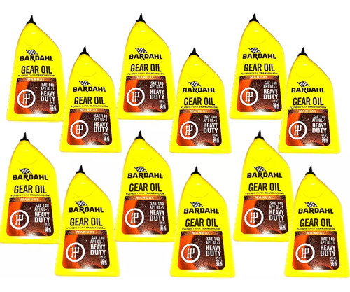 Bardahl, Gear Oil Sae 140 Fluido Transmision Estandar, 12pz