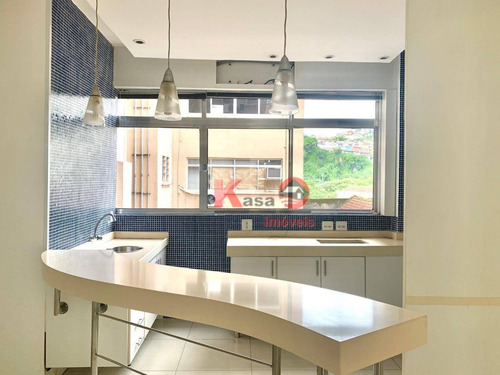 Imagem 6 de 10 de Sala Para Alugar, 126 M² Por R$ 4.000,00/mês - Centro - Santos/sp - Sa0238