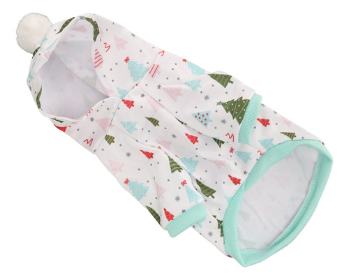 Sudadera Con Capucha Para Perro Con Estampado De Árbol De Na