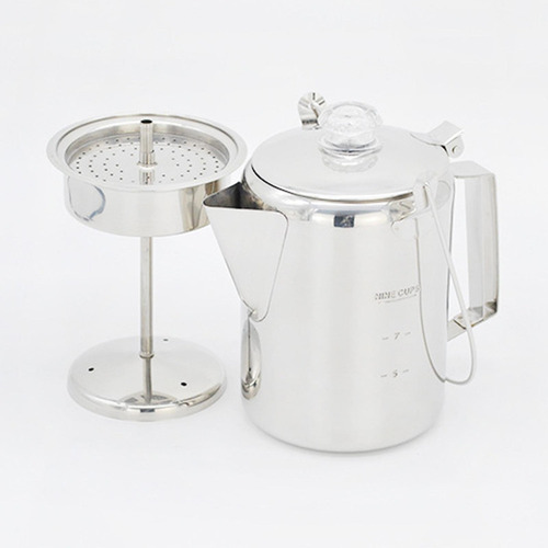 Cafetera Percoladora De 9 Tazas De Acero Inoxidable Para Aca