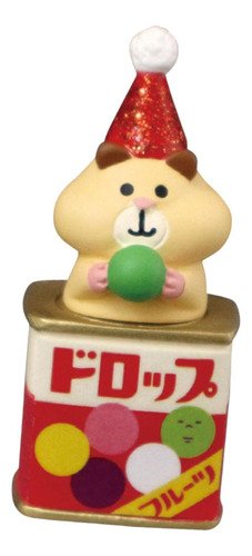 2 Estatua Navideña En Miniatura, Figura De Animal, Hámster