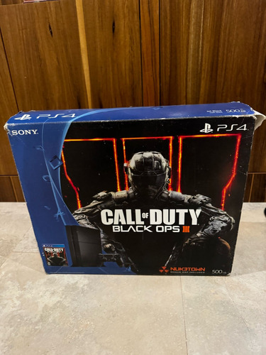 Playstation 4 Fat 500 Gb Completa + Cargador De Joystick