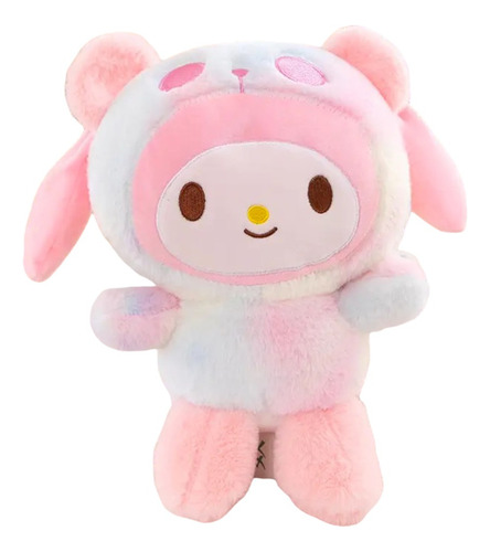 Peluche Kuromi - My Melody Traje Rosado Blanco