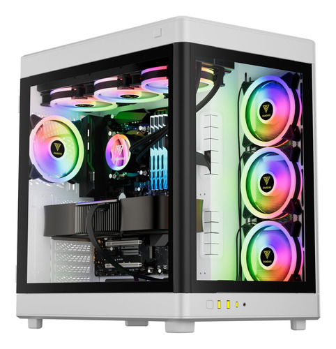 Gabinete Gamdias Neso P1 Full Tower Eatx Acostable Blanco