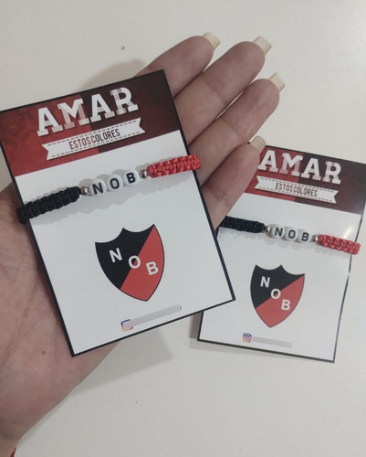 Pulsera Equipos De Futbol Clubes Artesanales Nob 0 Mm