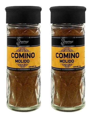 Pontino Comino Molido 54 Gramos 2 Piezas