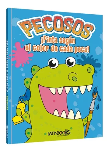 Libros Infantiles Para Pintar Pecosos + 3 Años -dinosaurios