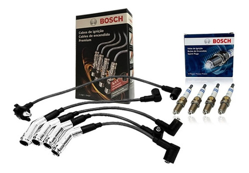 Kit Cabos E Velas Bosch Gol G2 1.0 Ae Cht 8v Gasolina 1 Bico 1994 1995 1996 Sp3 051