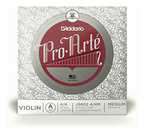 D'addario Pro-arte 4/4 Scale Medium Tension Single A String