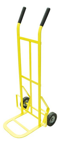 Diablo Bodeguero Capacidad 100 Kg Amarillo Con Llanta Sólida