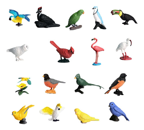 Figuras De Animales En Miniatura, Gran Cantidad, 17 Uds.