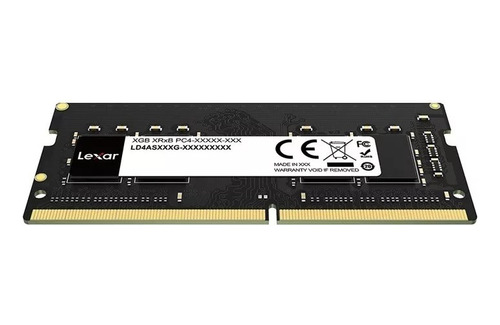 Imagen 2 de 2 de Memoria Ram Lexar Ddr4 3200 Sodimm 8gb