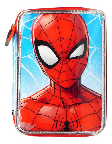 Cartuchera Escolar Spiderman Avengers Marvel Hombre Araña