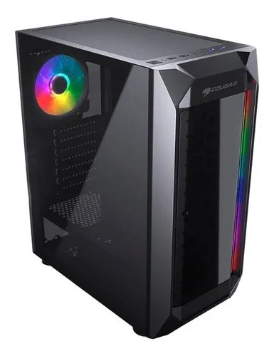 Gabinete Gamer Cougar Mx410-t Rgb Cristal Templado Atx