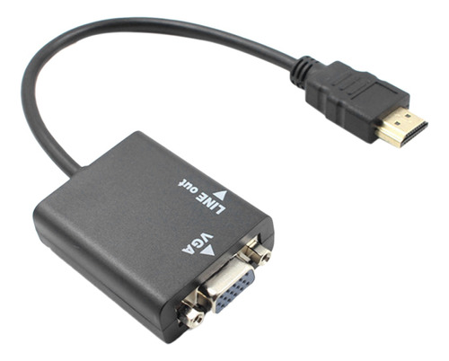 Cable Adaptador Hd A Vga De 1080 P, Cable Conversor De Vídeo