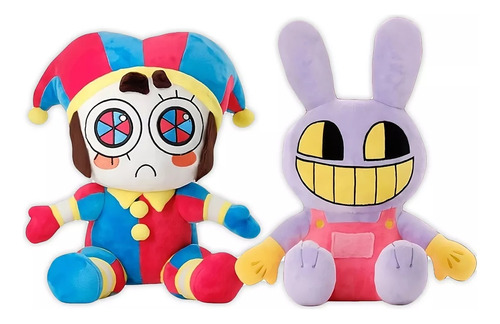 2 Muñecos De Peluches The Amazing Digital Circus Pomni Jax A