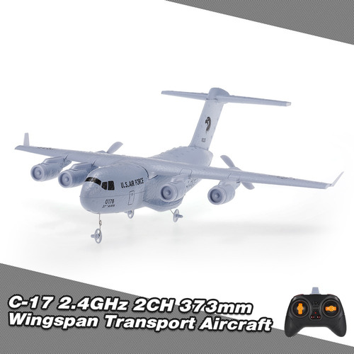 Avion Transporter C-17 Rc 373 Mm Envergadura 2.4 Ghz 2 Can