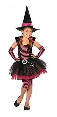 Disfraz Niño - Living Fictions Stripey Witch Girl Costume - 