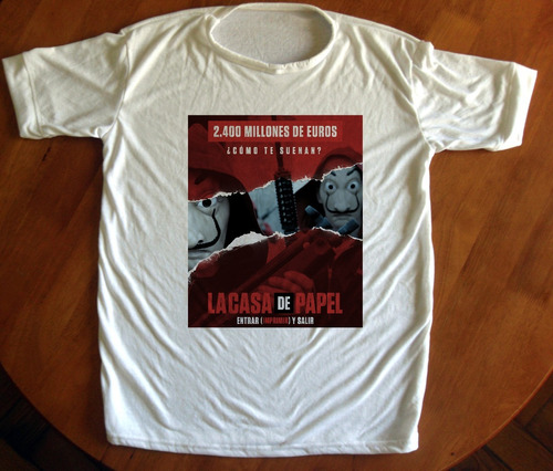 Remera La Casa De Papel - Mundo Absurdo - Varios Modelos