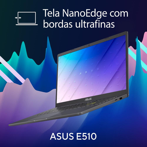Notebook Asus Vivobook Go 15 E510ka Cinza 4gb 128gb Ssd Cinza