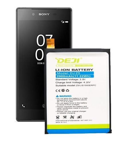 Batería Litio Para Xperia Sony Z5 2900 Mah Marca Deji