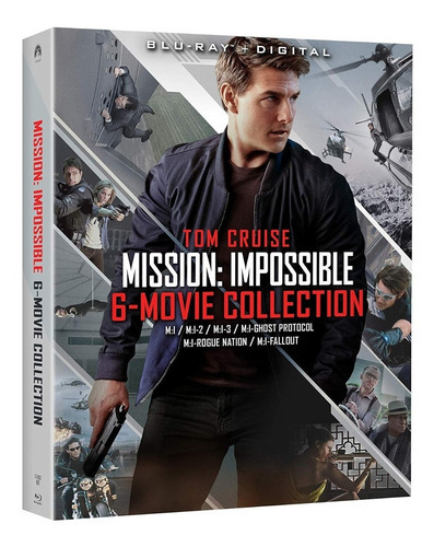 Coleccion Mision Imposible Tom Cruise 6 Peliculas Blu-ray