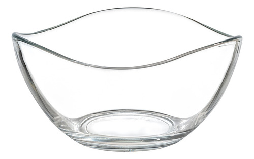Tazón Bowl Vira De Vidrio 4 Para Cocina 310ml Color Cristalino