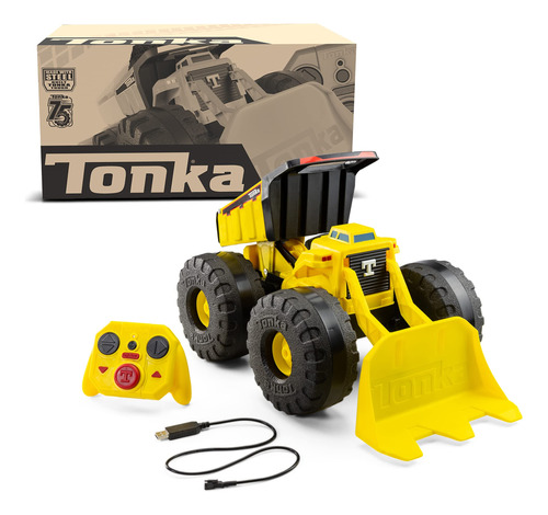 Tonka Camión Volquete Y Arado Rc Mighty Monster (ffp)