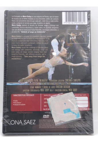 Mora Godoy Tango Company Milonguera Dvd Nuevo