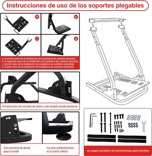 Soporte Volantes Para Thrustmaster, Fanatec, Logitech G29