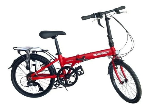 Bicicleta Rembrandt Urban S6 Plegable Aluminio Rodado 20 6v