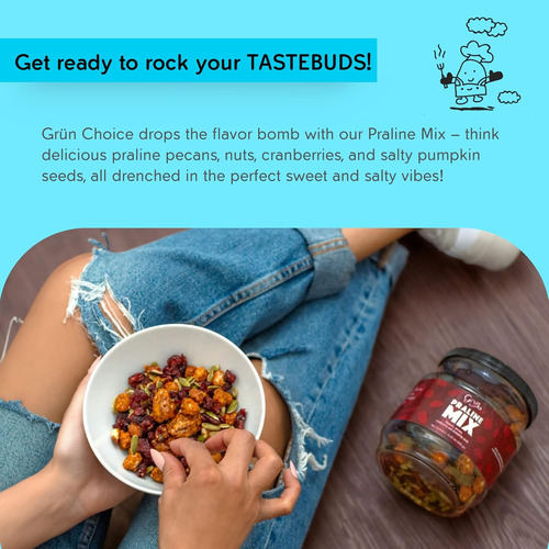 Grun Choice Mezcla De Praliné Gourmet Tostado (nueces De P