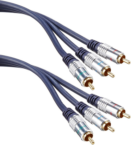 Scp 9433 Triple Rca  A/v Cables, 3 Ft