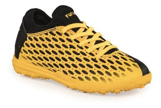botines puma amarillos