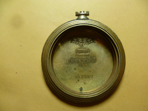 Antigua Caja Para Reloj De Bolsillo Marca Mido. Chapa Oro