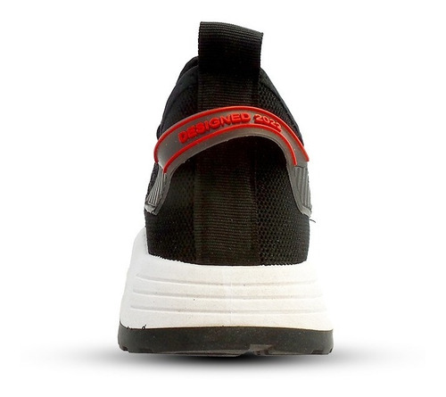 Imagen 3 de 7 de Tenis Casuales Unisex Negro Tmx