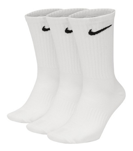Calcetines Nike Everyday Lightweight Gym Hombre Blanco