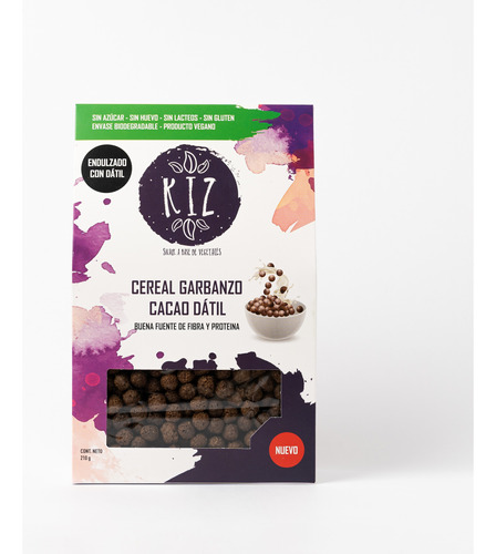 Cereal Garbanzo Cacao Dátil Kiz