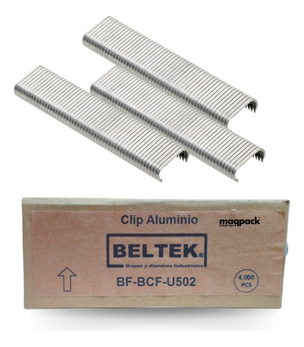 4000 Grapas Clip Aluminio P/cerrar Embutidos Y Bolsas