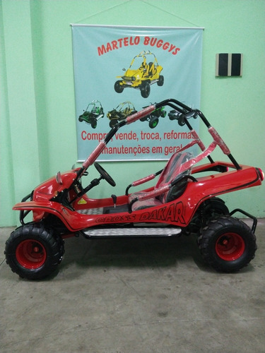 Míni Buggy Cross Dakar Vermelho Completo Top De Linha !