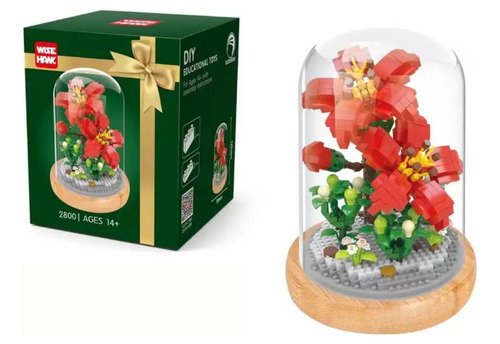 Flores#2, Micro Bloques, Nanoblocks, Excelente Regalo! 