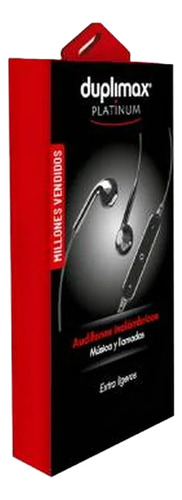Audifonos Inalambrico Bluetooth Duplimax Manos Libres 113030 Negro