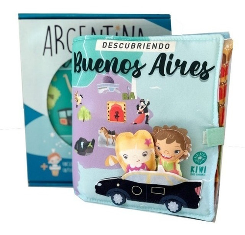 Libro Sensorial De Tela - Descubriendo Buenos Aires