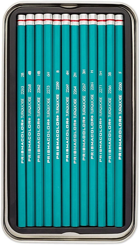 Imagen 3 de 7 de 12 Lapices Grafito Prismacolor Premier Turquoise Medium